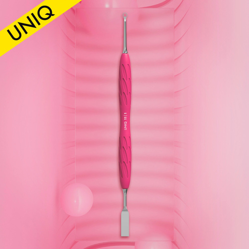 Staleks Pro UNIQ 11 Type 1 Gummy Double‑Sided Manicure Pusher With Silicone Handle 1pc