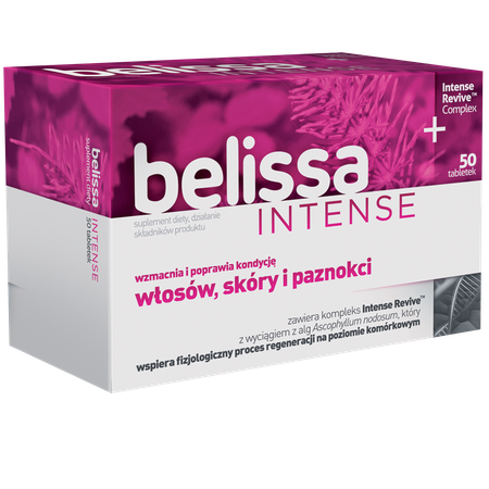 Belissa Intense Strengthens Hair Skin Nails 50 Tablets