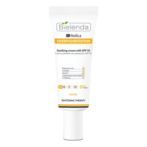 Bielenda Dr Medica Overpigmentation Krem Łagodzący Przebarwienia z SPF50 50ml