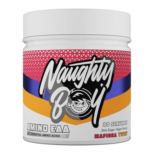 Naughty Boy Amino EAA Mafiosa Twist Vegan Amino Acid Powder for Muscle Recovery and Endurance 345g