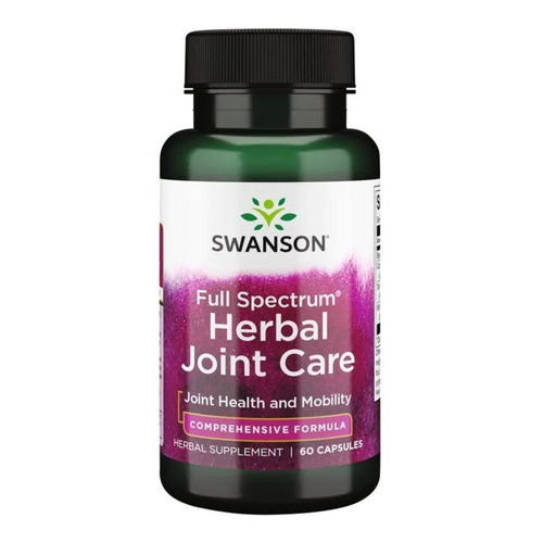 Swanson Full Spectrum Herbal Joint Care Wspomaga Układ Kostno-Stawowy 60 Kapsułek