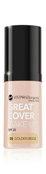 Bell HypoAllergenic Great Cover Make-Up SPF20 Hypoalergiczny Intensywnie Kryjący Podkład w Musie 05 Golden Beige 20g