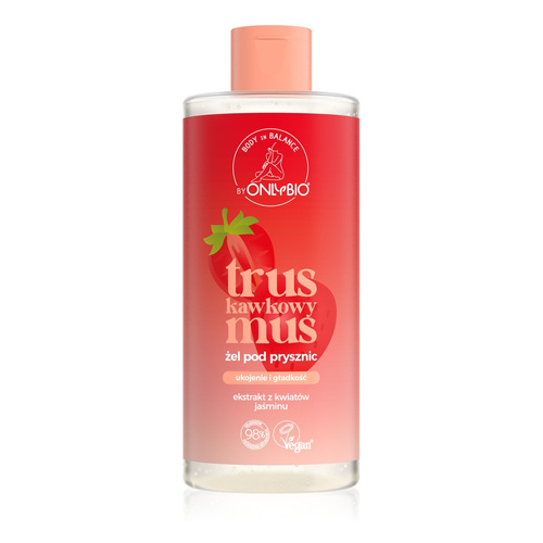 OnlyBio Body in Balance Shower Gel Truskawkowy mus 300ml
