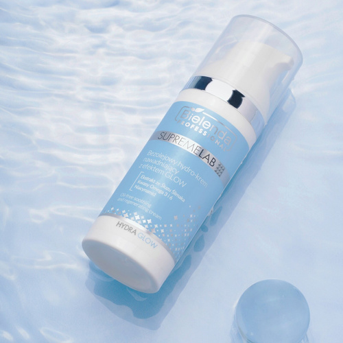 Bielenda Professional Supremelab Hydra Glow Bezolejowy Hydro-Krem Nawadniający z Efektem Glow z Niacynamidem dla Skóry Tłustej Mieszanej Problematycznej 50ml