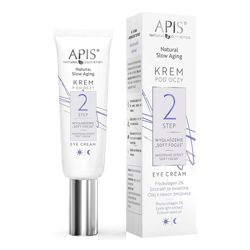 Apis Natural Slow Aging Step 2 Soft Focus Smoothing Eye Cream for Mature Skin 15ml