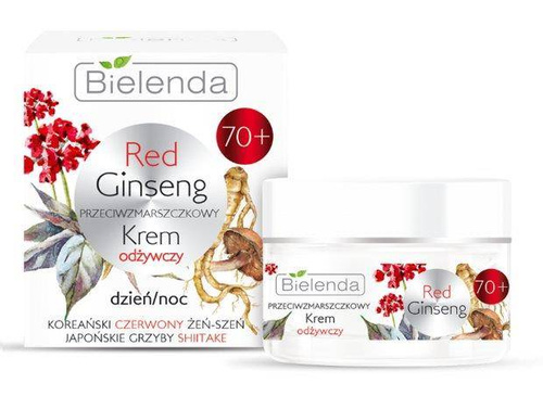 Bielenda Red Ginseng Anti-wrinkle Nourishing Cream 70+ Day Night 50ml