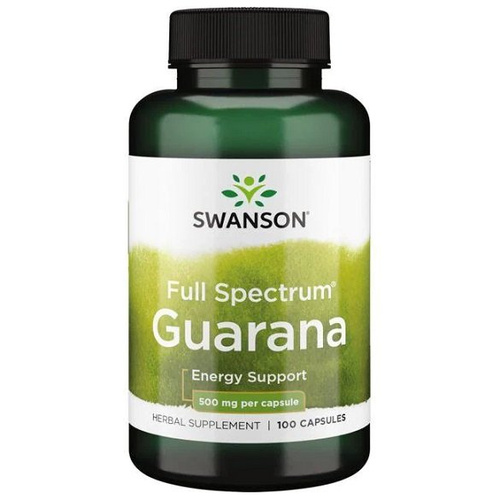 Swanson Full Spectrum Guarana 500mg 100 Capsules