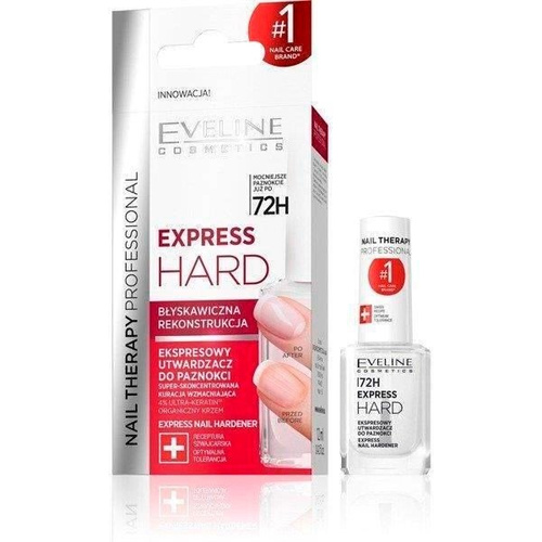 Eveline Nail Therapy Express Hard Nail Conditioner Hardening Keratin Reconstruction 12ml
