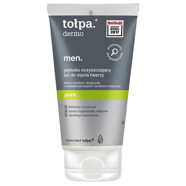 Tołpa Dermo Men Pure Węglowy żel do twarzy 150ml