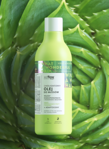 So!Flow Emolientowy Olej do Włosów Niskoporowatych i Pozbawionych Objętości 150ml