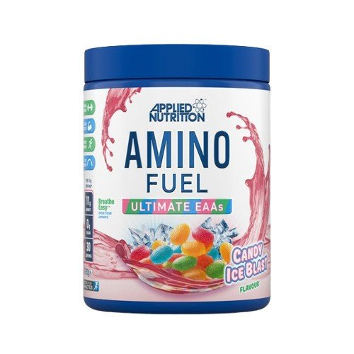 Applied Nutrition Amino Fuel Candy Icy Blast EAA BCAA Amino Acid Powder For Workout Recovery 390g