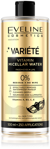 Eveline Variete Witaminowy Płyn Micelarny dla każdego Rodzaju Skóry 500ml