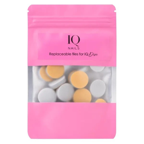 IQ Nails Gąbki do Polerowania Paznokci 20mm 25 szt.