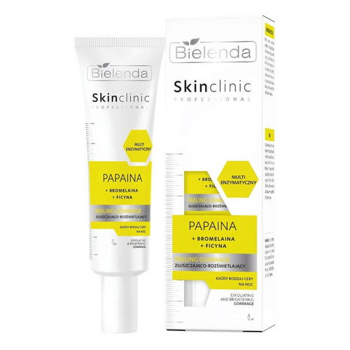 Bielenda Skin Clinic Professional Multi-Enzymatic Exfoliating and Illuminating Gommage Peel 40g