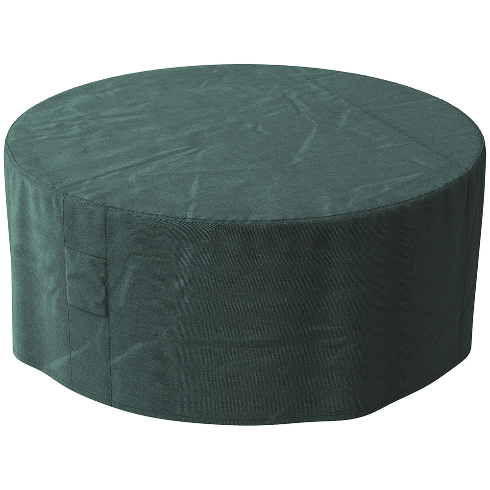 Outsunny Garden Patio Large Furniture Set Round Cover 600D Oxford Waterproof, Ф193 x 80H cm, Green
