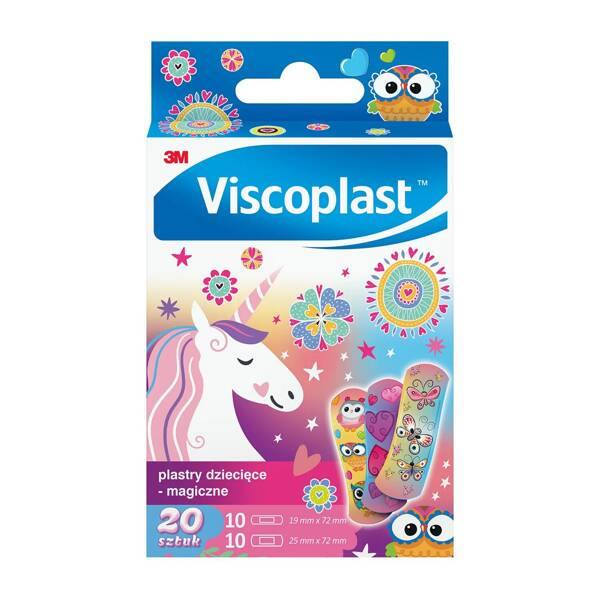 Viscoplast Magic Decorated Patches in Two Sizes 20 Pieces