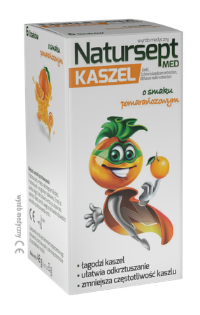 Aflofarm Natursept MED Kaszel Lizaki Pomarańczowe 6 Sztuk