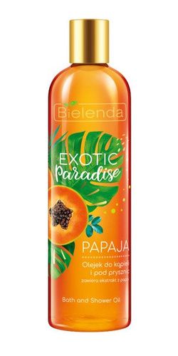Bielenda Exotic Paradise Bath Shower Oil Papaya 400ml