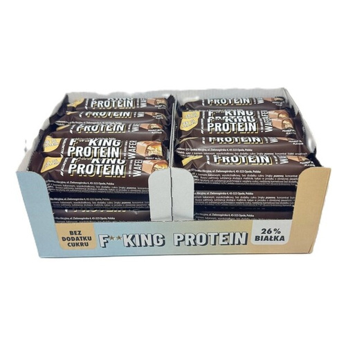 Allnutrition Fitking Protein Wafer Peanut Butter Proteinowy Batonik 40x39g