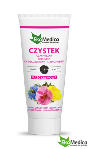 EkaMedica Kremowa Maść z Czystka Czarnuszka Olejek z Drzewa Herbacianego 200ml