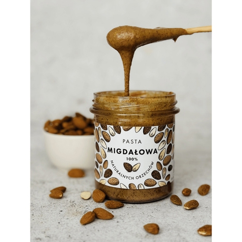 Młyn Kopytowa Skarby Młyna 100% Naturalna Pasta Migdałowa 300g