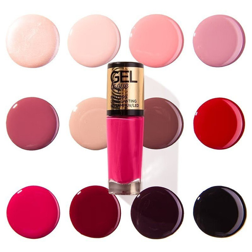 Eveline Gel Laque Nail Polish Długotrwały Lakier do Paznokci nr 03 8ml 