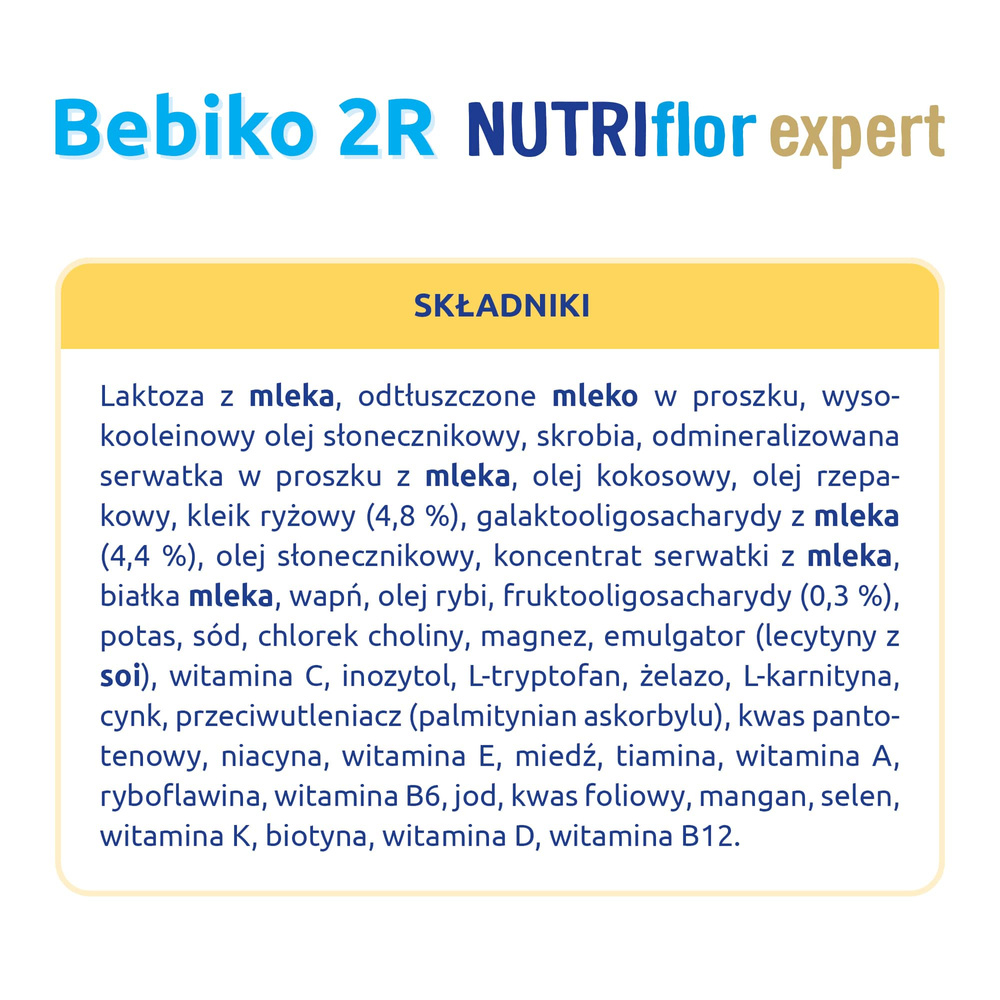 Bebiko 2R NutriFlor Expert Follow-up Milk with Rice Gruel for Babies over 6 Months of Age 600g
