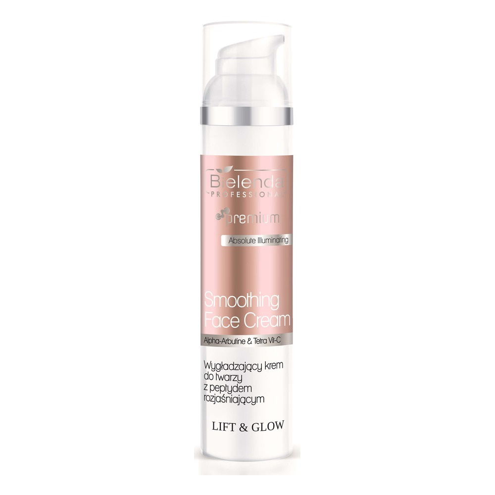 Bielenda Professional Lift & Glow Smoothing Face Cream with Brightening Peptide 100ml