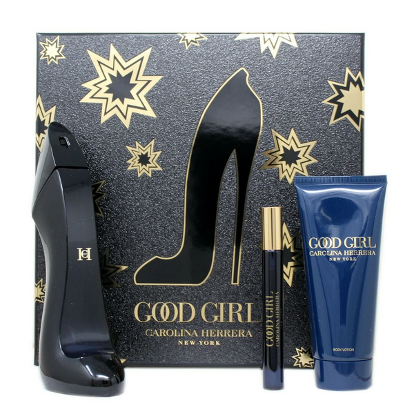 Carolina Herrera Good Girl Gift Set 80ml EDP + 100ml Body Lotion + 10ml EDP Set for Women 1 Piece