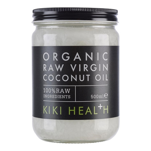 KIKI Health Raw Virgin Coconut Oil for Cooking and Beauty 500ml