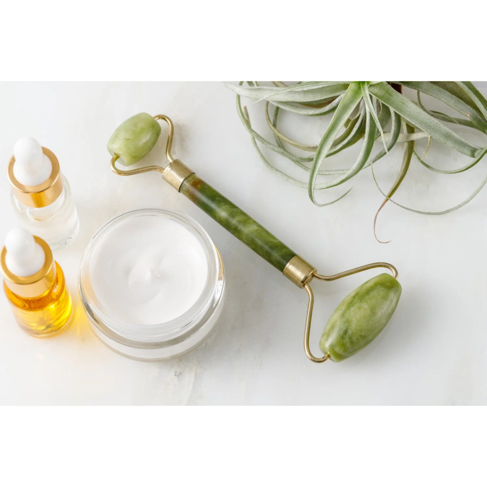 Jade Roller for Facial Massage with Stone 1 Piece