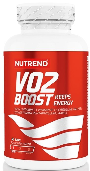 Nutrend VO2 Boost Suplement na Wydolność i Zwiększenie Pułapu Tlenowego dla Sportowców 60 Tabletek