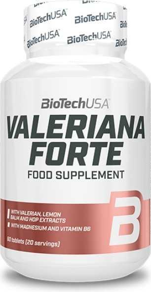 BioTechUSA Valeriana Forte Supplement For Calming and Relaxation 60 Tablets