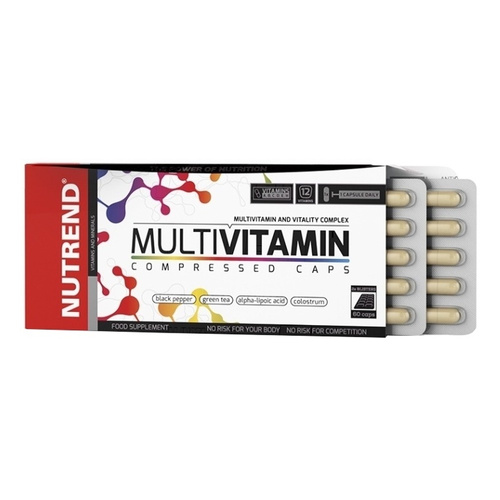 Nutrend MultiVitamin Compressed Caps Vitamin Complex for Athletes 60 Caps