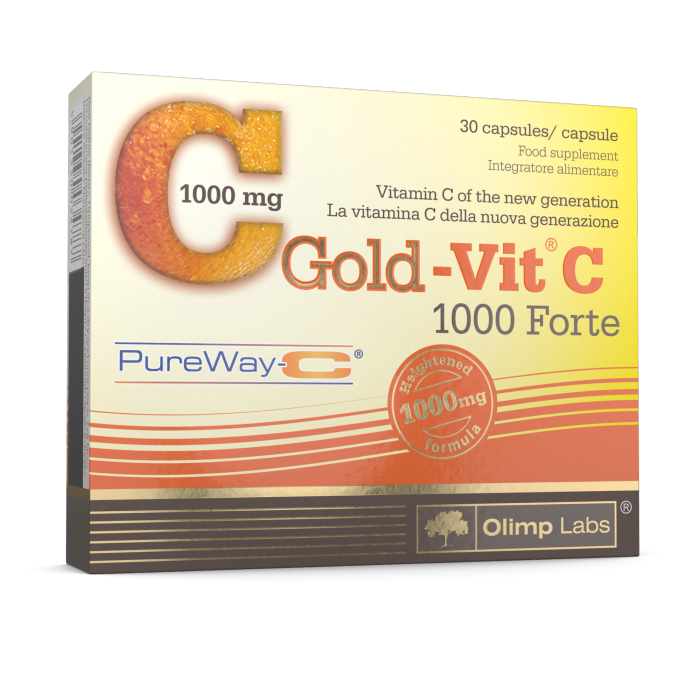 Olimp Gold - Vit C 1000 Forte Witamina C Nowej Generacji 30 Kapsułek