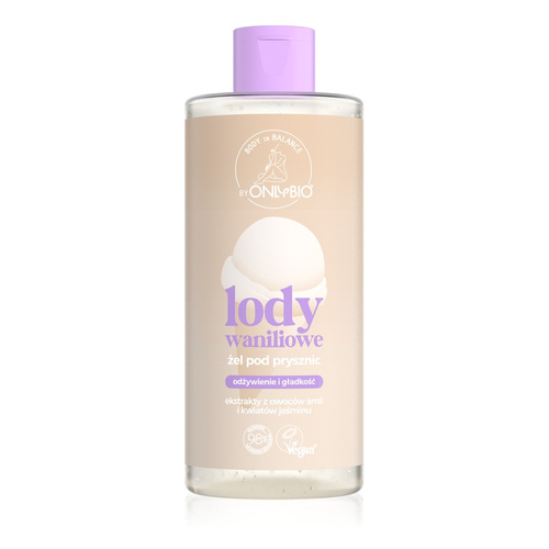 OnlyBio Body in Balance Shower Gel Lody waniliowe 300ml