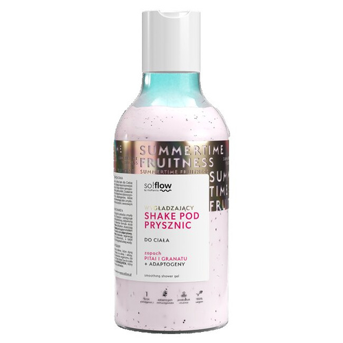 So!Flow by Vis Plantis Wygładzający Shake pod Prysznic Pitaja i Granat 400ml