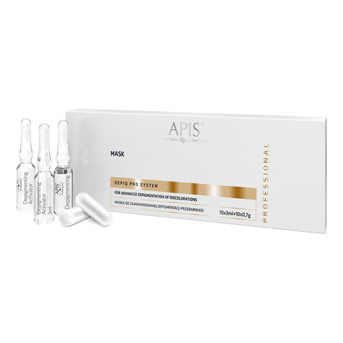 Apis Professional DepiQ Pro System Mask for Advanced Depigmentation of Discolouration 10x3ml