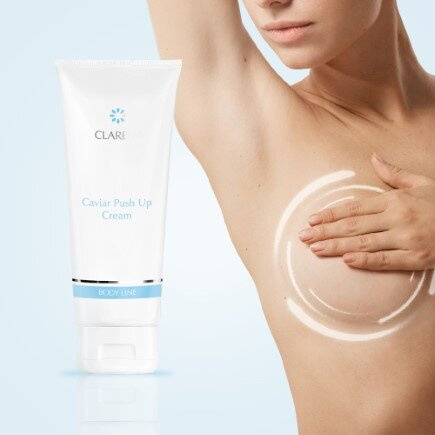 Clarena Body Line Krem do Biustu z Kawiorem z Efektem Push Up 200ml