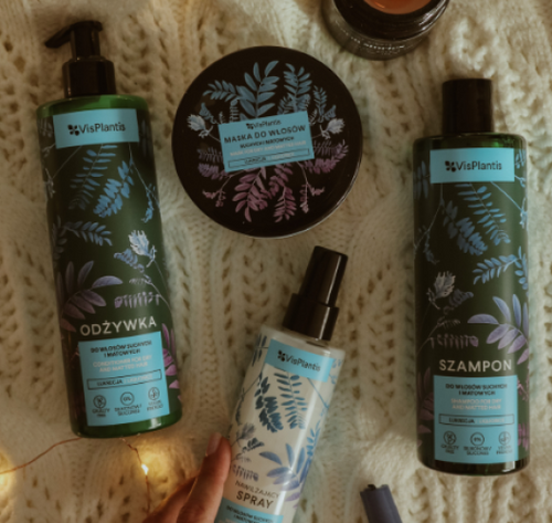 Vis Plantis Secret Garden Lukrecja Szampon dla Włosów Suchych i Matowych 400ml
