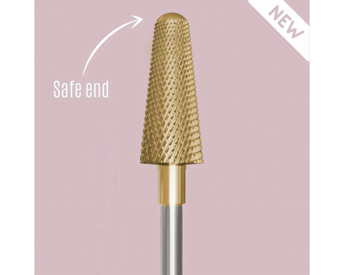 IQ Nails Tungsten Carbide Nail Drill Bit Cone Safe End Special Cross Cuts 6mm ZRN Coating 221XUF 060 1 Piece