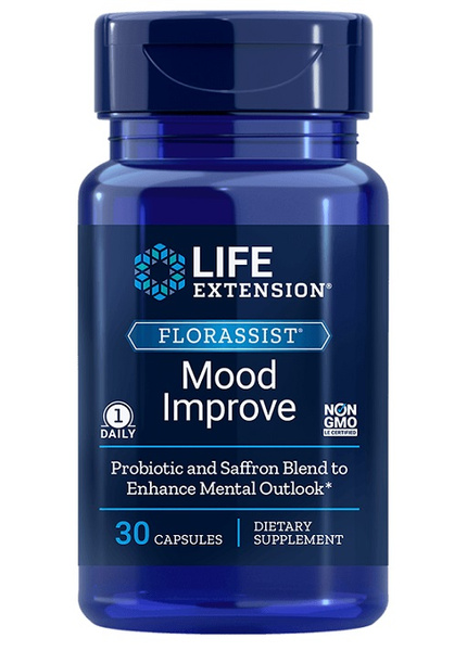 Life Extension Florassist Mood Improve for Mood Support and Relaxation 30 Capsules
