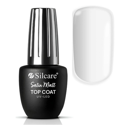 Silcare Satin Matt Hybrid Nail Top Coat 9ml