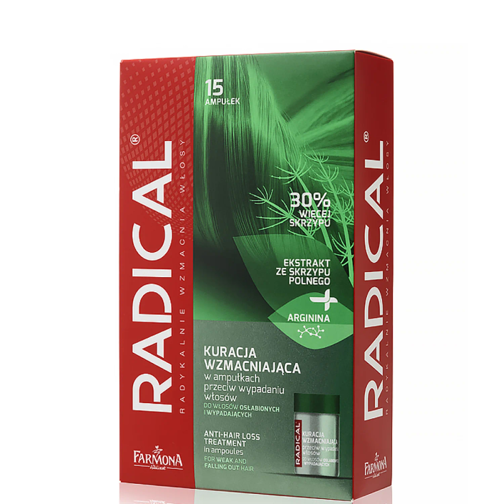 Radical Kuracja Wzmacniająca w Ampułkach przeciw Wypadaniu Włosów 15x5ml