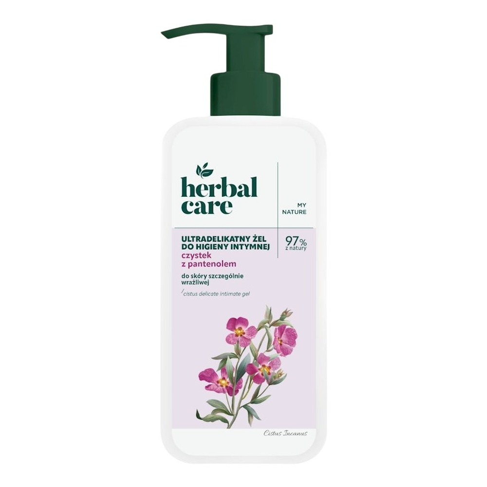 Herbal Care Ultradelikatny Żel do Higieny Intymnej Czystek i Pantenol 330ml