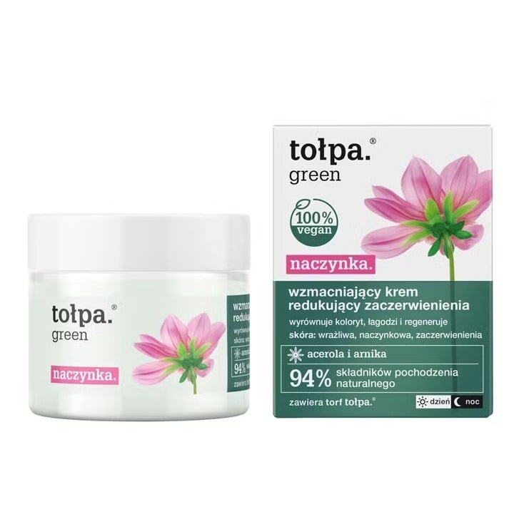 Tolpa Green Redness Reducing Cream For Sensitive Skin 50ml