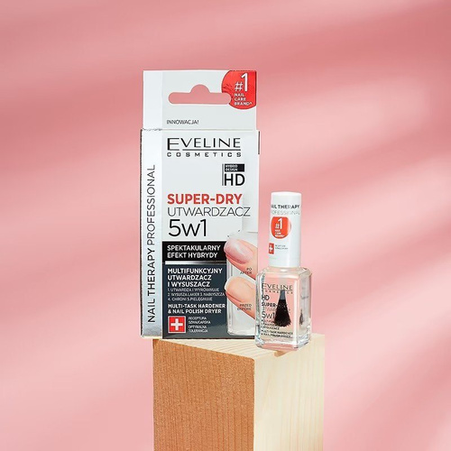 Eveline Nail Therapy Super Dry 5in1 Multifunctional Hardener and Nail Dryer 12ml