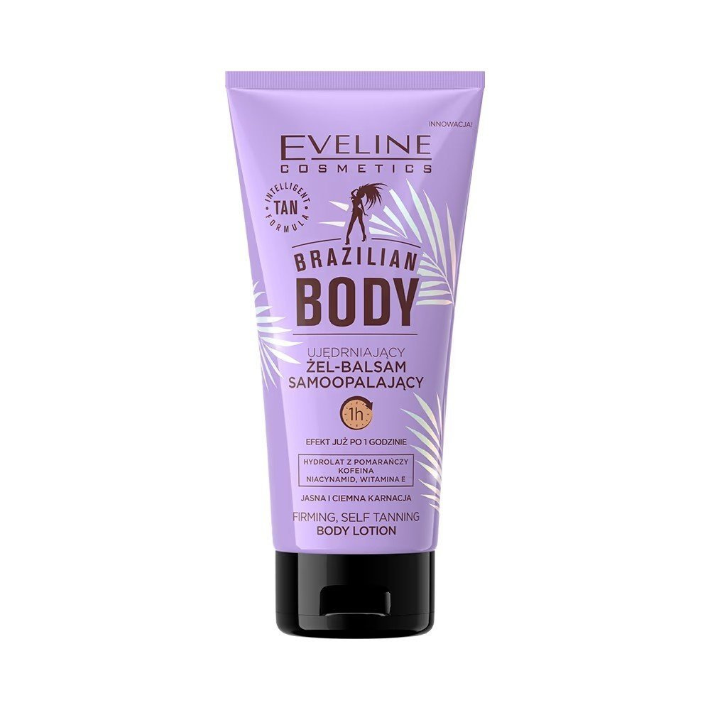 Eveline Brazilian Body Lotion Firming Gel-Balm Self-Tanning 150ml Best Before 29.08.25