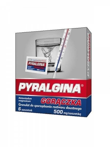 PYRALGINA GORĄCZKA X 6 saszetek