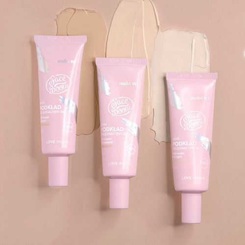 Face Boom Make Up Light BB Foundation with SPF 6 for All Skin Types 02 Natural 30g